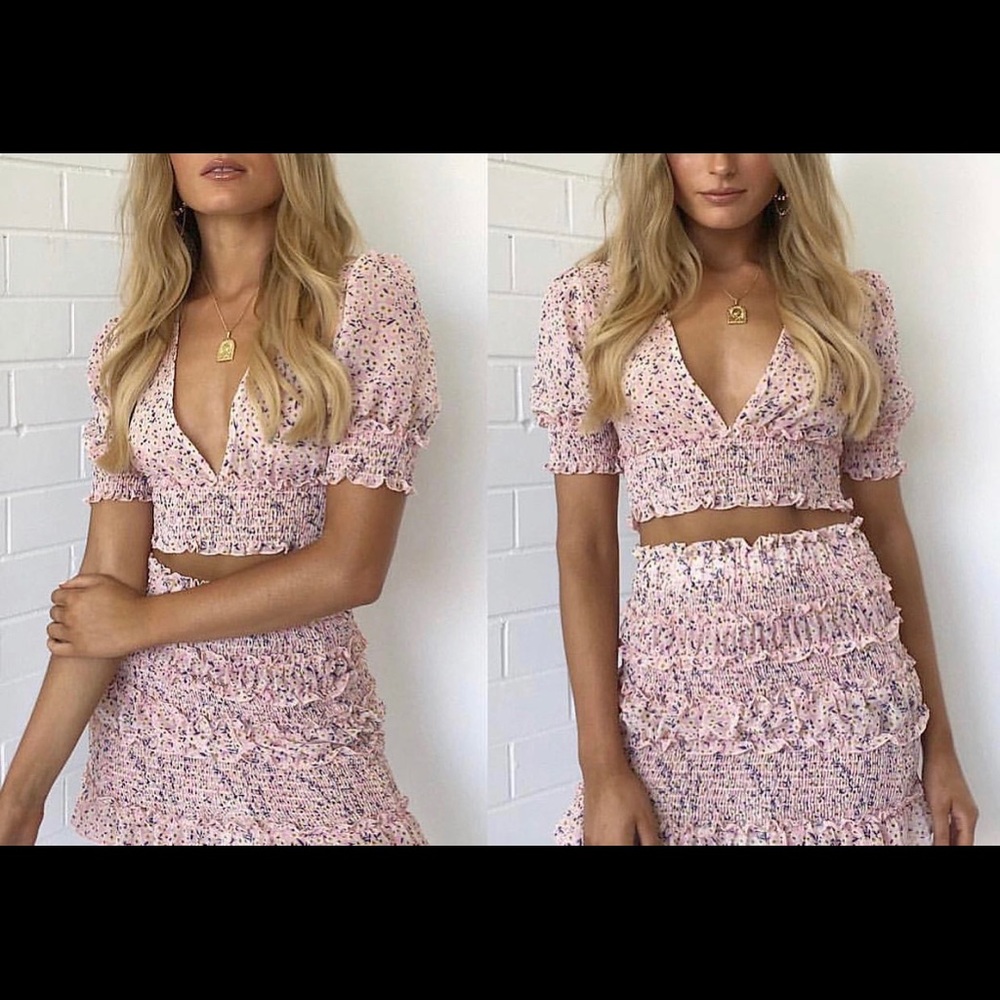 Pink floral  set